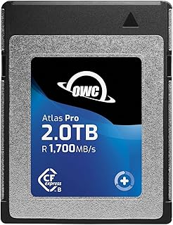 0tb atlas pro 高性能 cfexpress b 型存储卡,专业级高容量 cfx 媒体