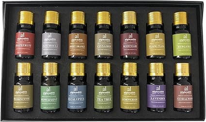 Top 14 Premium 香薰精油套装纯 级香薰精油套装 每瓶10ml 含薰衣草frankincense Eucalyptus 柠檬草薄荷味檀香香香和更多 亚马逊中国 美容化妆