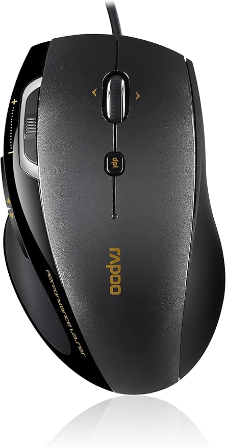 rapoo 有线光学鼠标16973 n6200 wired optical mouse - grey