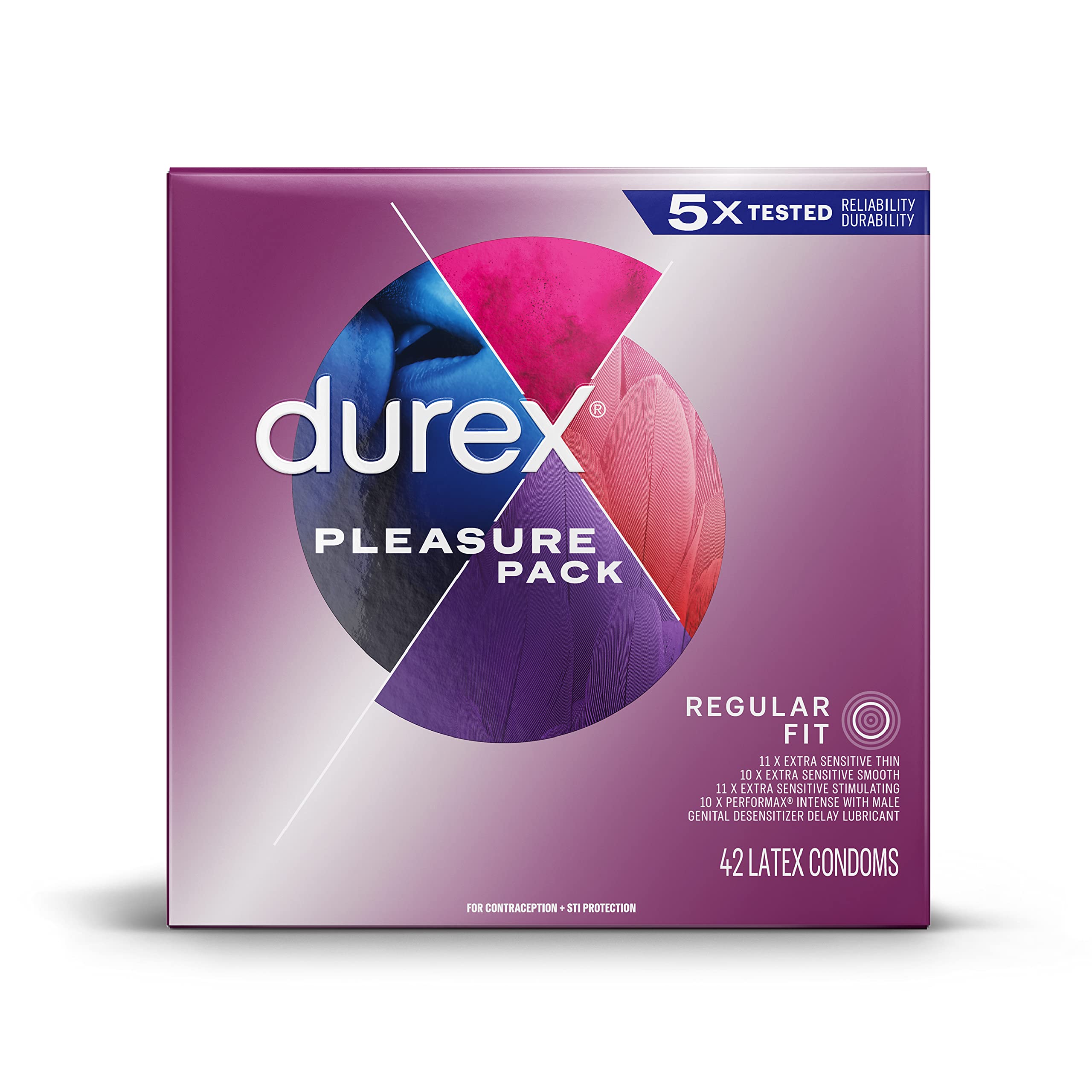 Durex * Pleasure Pack 4 bottles 4