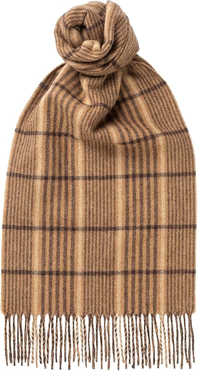 * 羔羊毛围巾格子图案 - 英国制造,glen isla 出品