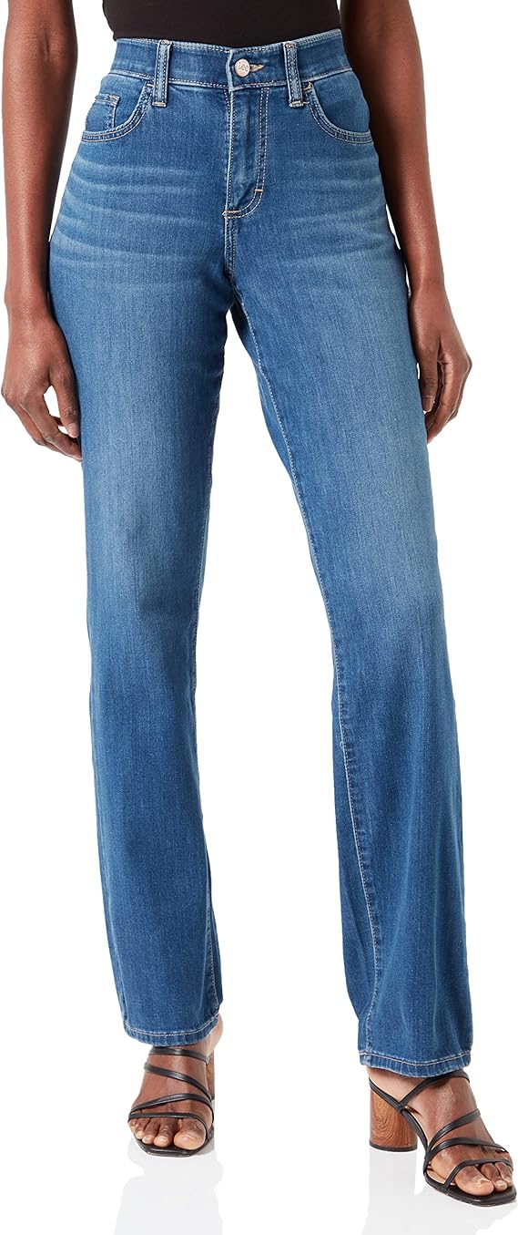 lee 女士舒适直筒牛仔裤