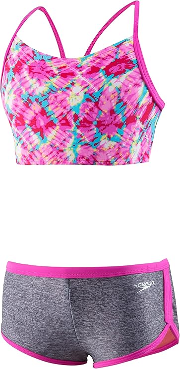 speedo 速比涛 女童泳衣两件套比基尼男孩短裤套装 - 已停产