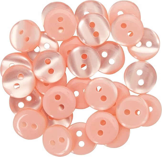 leduc 纽扣 - 30 件粉色尺寸 lin 18,合成材料,13x12x1 厘米