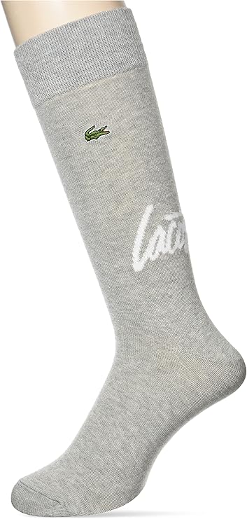 lacoste 袜子 [官方] 字母品牌名标识中长袜 男士