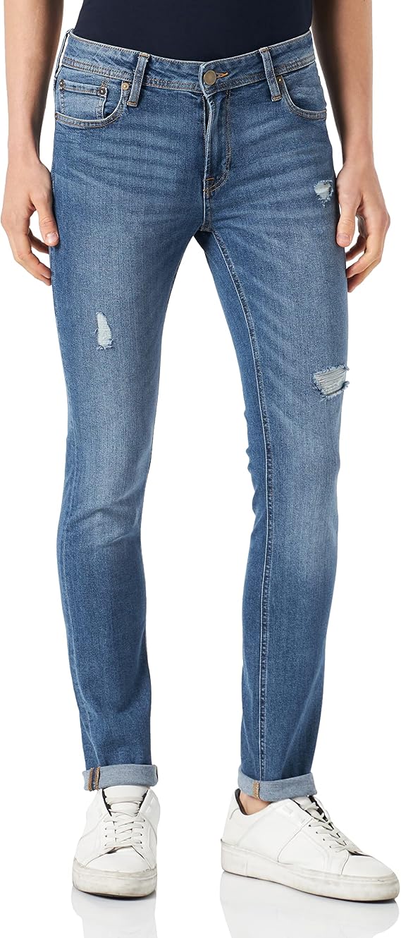 jack &amp; jones 杰克琼斯 男士紧身牛仔裤 liam original na
