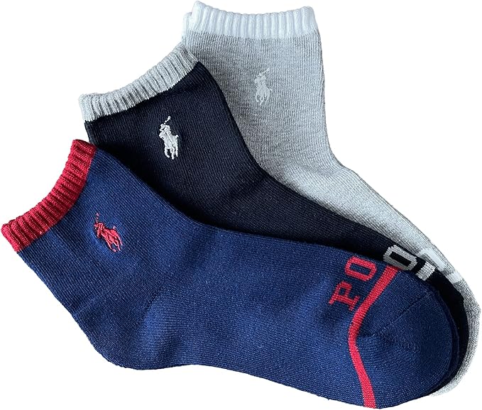 polo ralph lauren 拉夫劳伦 女士 袜子 (3双装) 棉 短款 袜子 [日本