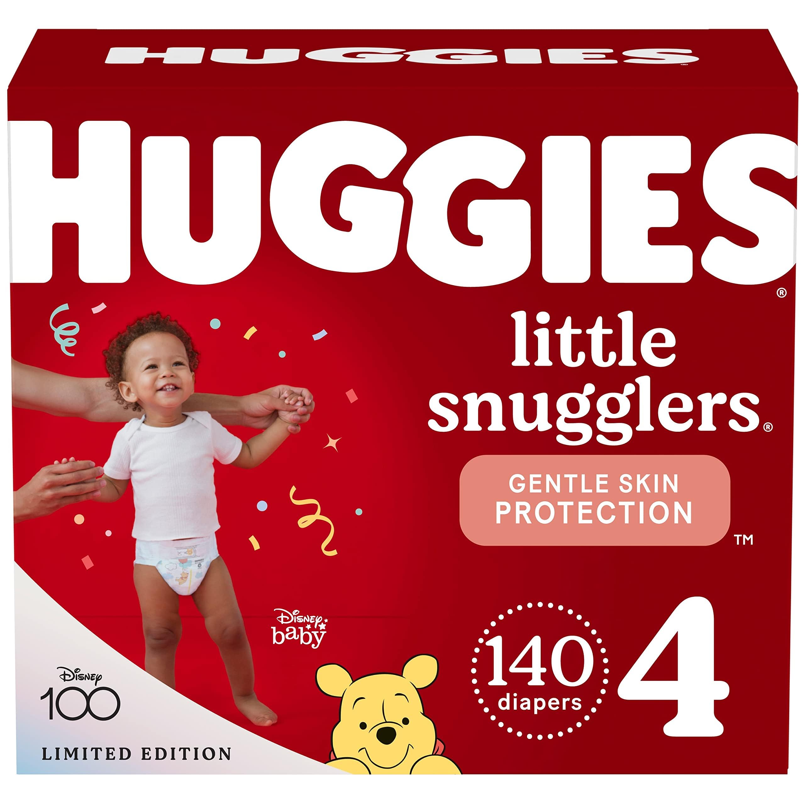 Huggies Little Snugglers baby diaper No. 4 140 pieces for about one month