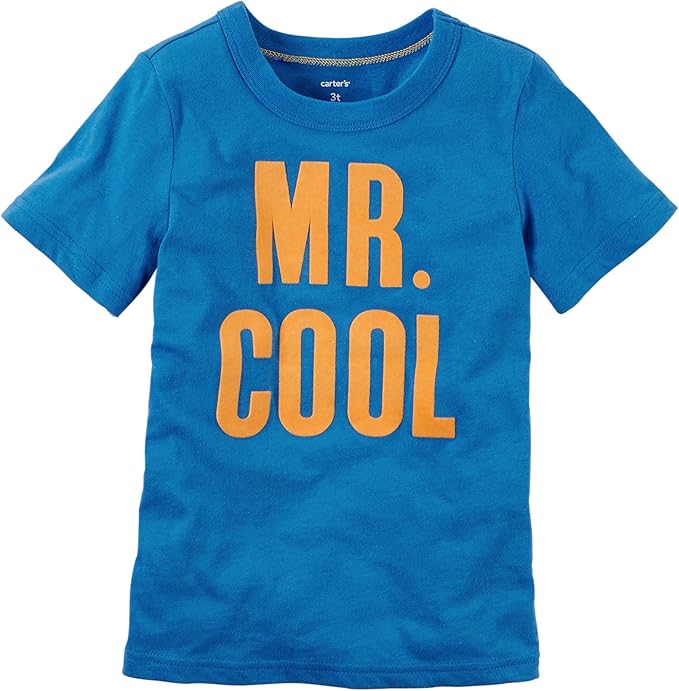 carters 男宝宝 mr. cool t 恤蓝色 3m