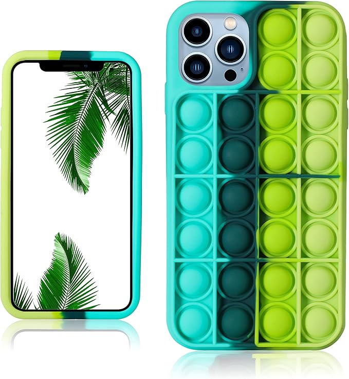 joysolar 黑色*泡泡 iphone 13 pro max 手机壳硅胶手机壳设计卡通有