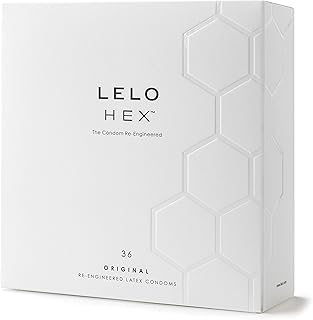 lelo hex 避孕套,经过重新设计的超薄避孕套,为男士带来更多乐趣,轻度