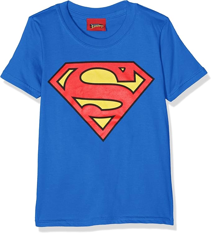 dc comics 男款超人标志短袖 t 恤