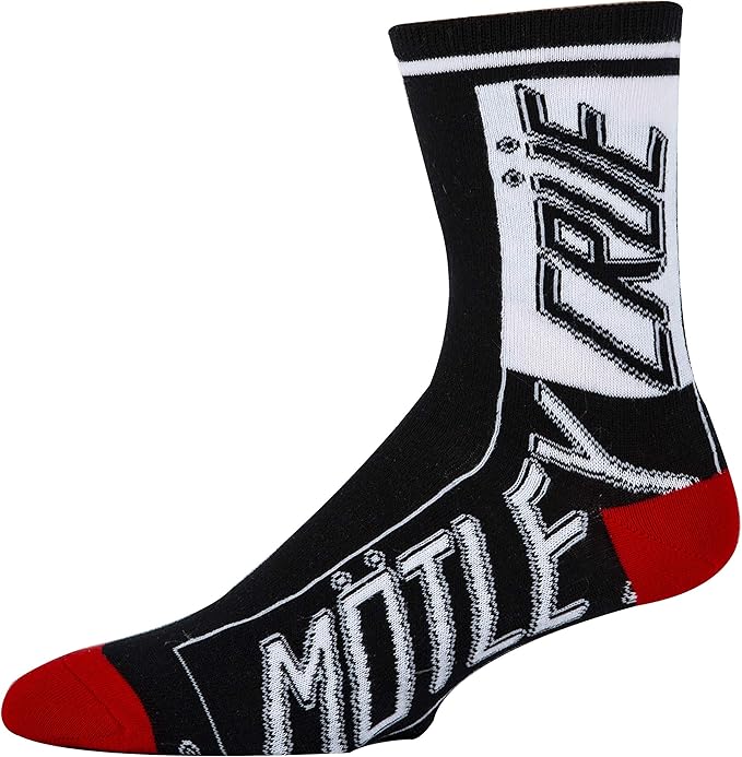 男式新奇水手袜 - motley crue, oooh yeah 趣味疯狂酷炫袜子,休闲