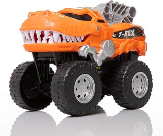rugged racers 怪兽卡车男孩和女孩 – 玩具怪物卡车 – 恐龙 – 电池