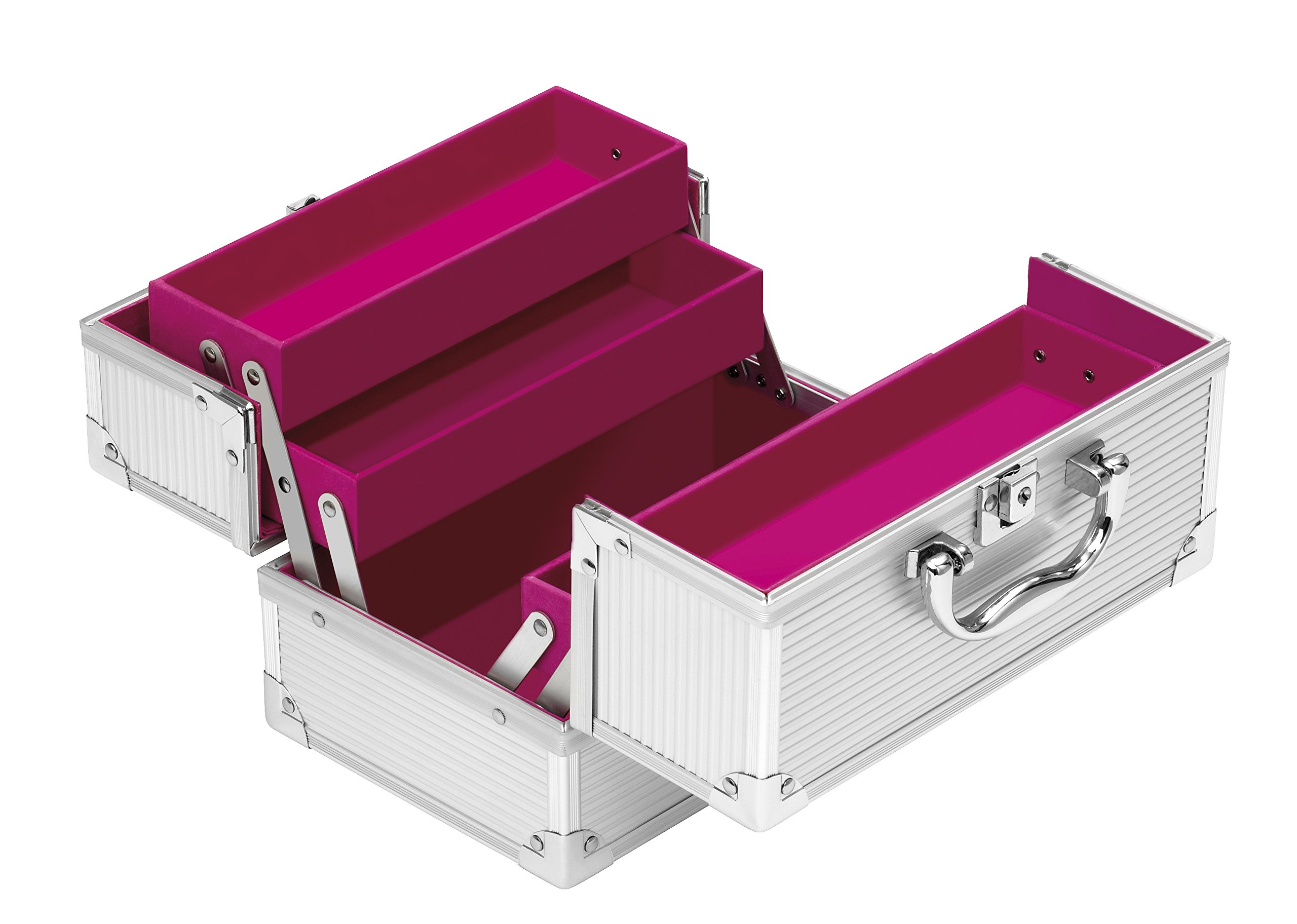 Clauss Makeup/Jewelry Box, silver,1 piece (1 x 1 piece)