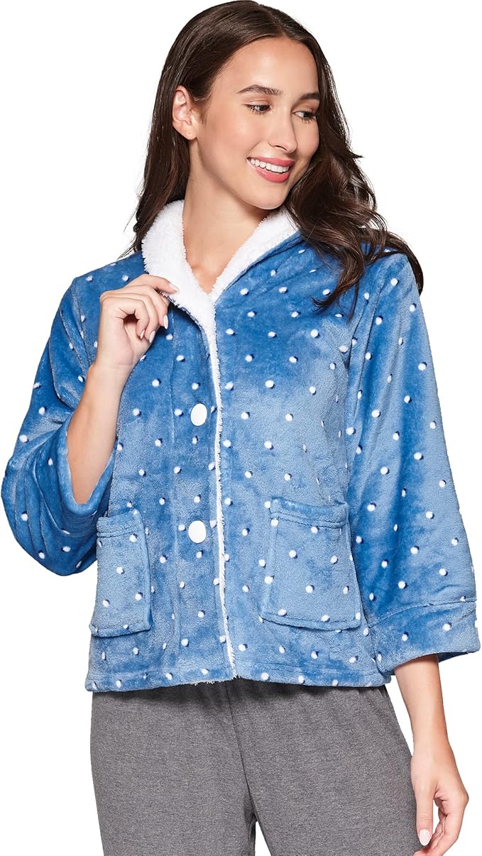 casual moments 女式床裙披肩领长袍