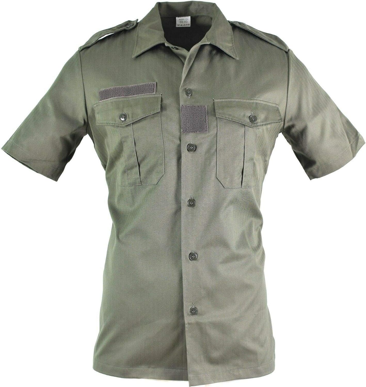 正宗法国* f2 衬衫橄榄褐色沙漠迷彩短袖军装剩余衬衫新款 【militar