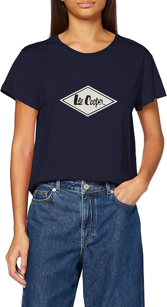 lee cooper 女士 diamond logo t 恤
