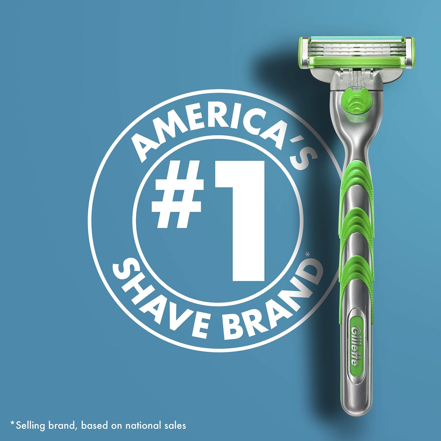 镇店之宝 gillette 吉列 锋速3 敏锐手动刮胡刀刀头20件装 prime直邮