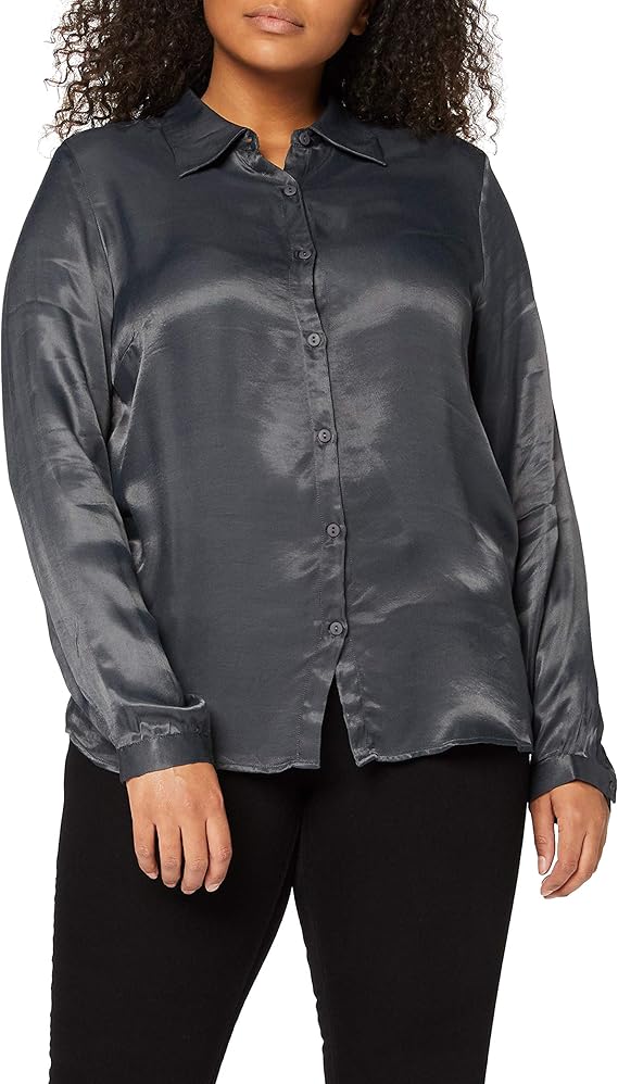 mexx 女式长袖衬衫 铁色(forged iron) 10 【mexx】 服饰箱包