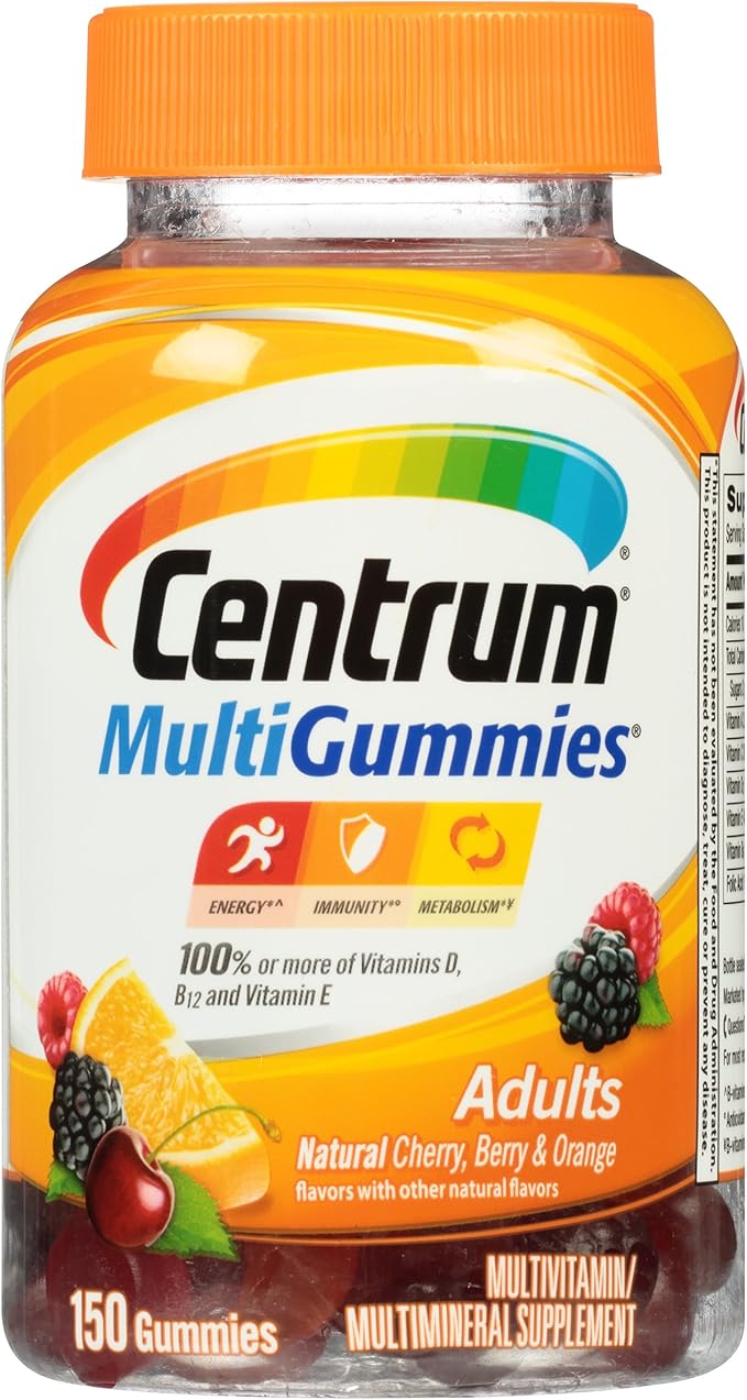 centrum 善存 multigummies 复合维生素/多种矿物质 营养补充软糖(150