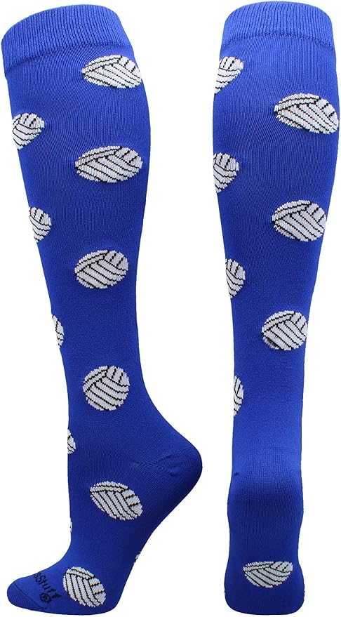 madsportsstuff 排球袜,小腿上印有排球印花