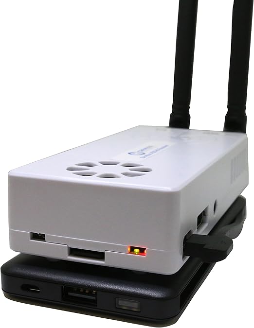 stratux ads-b 双频接收器航空天气和交通 - ahrs,迷彩电池组,吸附