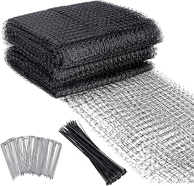 maxearn 花园网 2x20 米,重型编织网,孔细网 15x