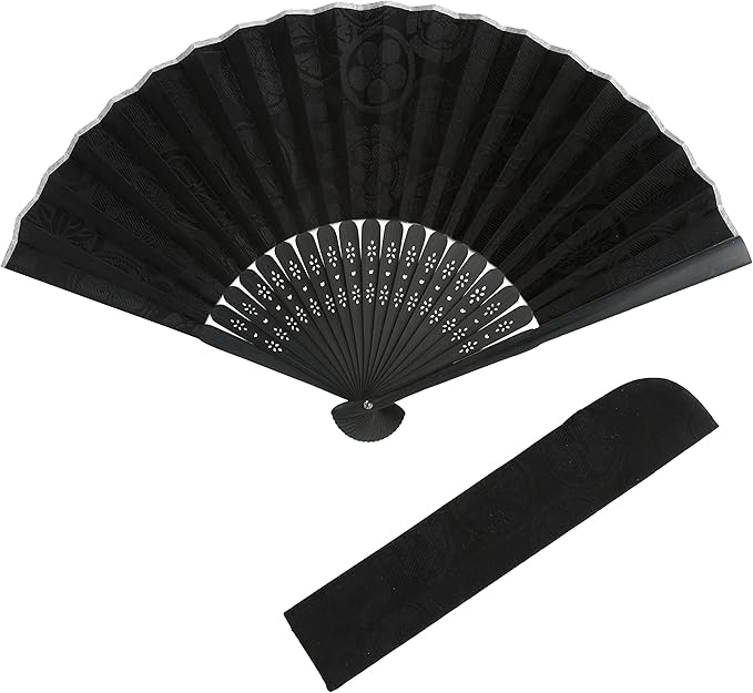 Kabuku Kabuku 男士扇子家徽黑色日本free Free サイズ Kabuku カブク 服饰箱包 亚马逊中国