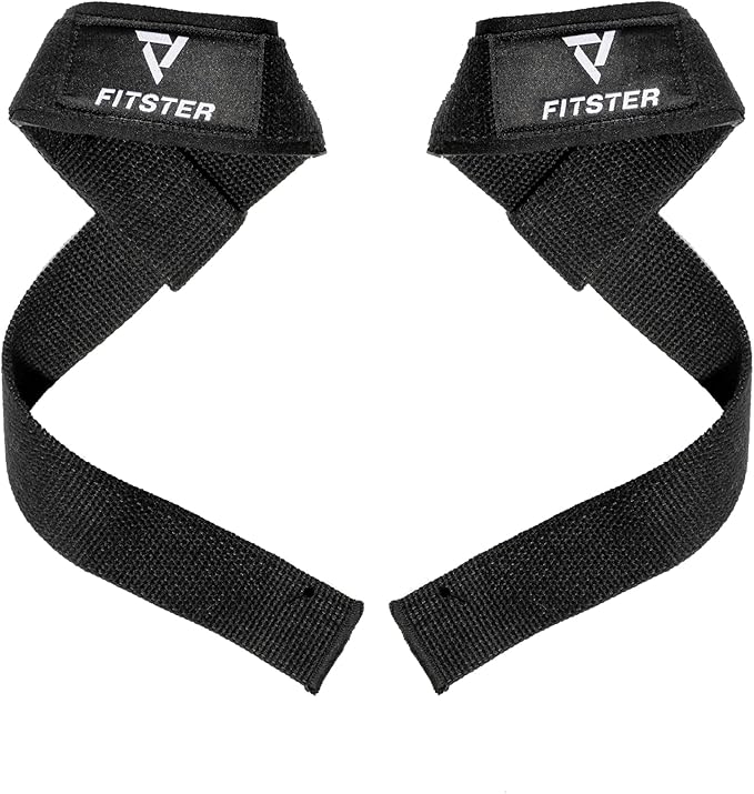 fitster 举重腕带(一对)男女均适于举重,*,举重,力量训练,硬拉,上拉