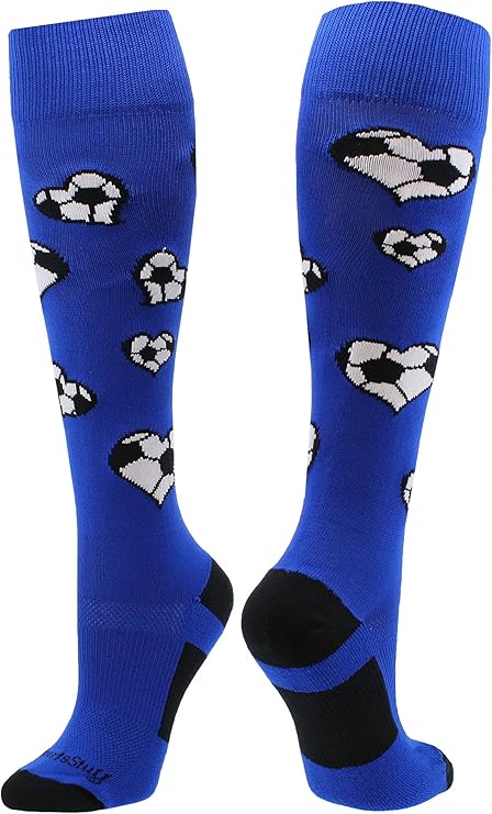 madsportsstuff 爱心足球袜 过膝