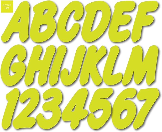 62 厘米阿尔法数字注册标识号贴纸船只和个人水上飞机贴花