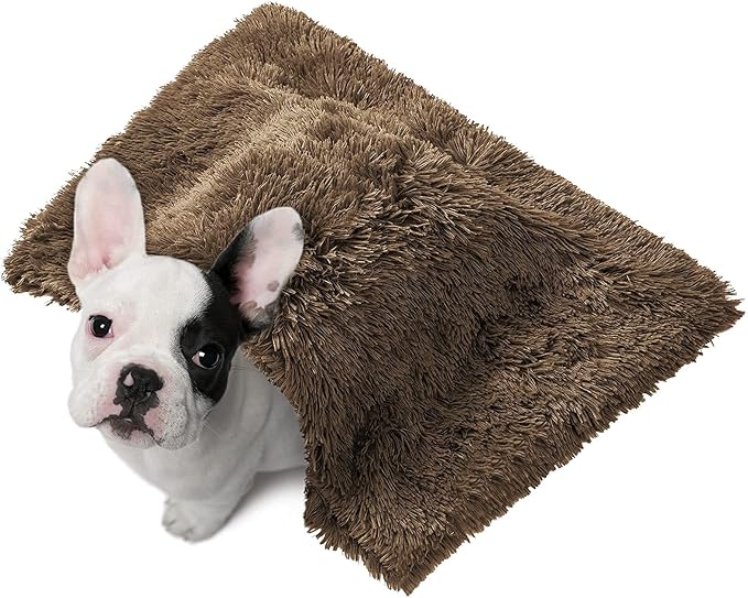 caromio 蓬松狗狗毯子宠物毯子猫毛绒人造毛皮小狗抱毯适用于狗,小狗