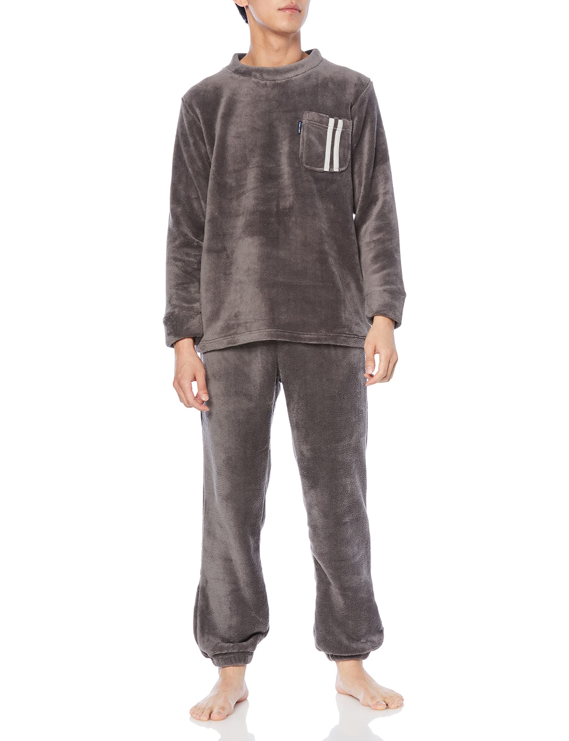 GUNZE County is a homewear long sleeve pants fleece men