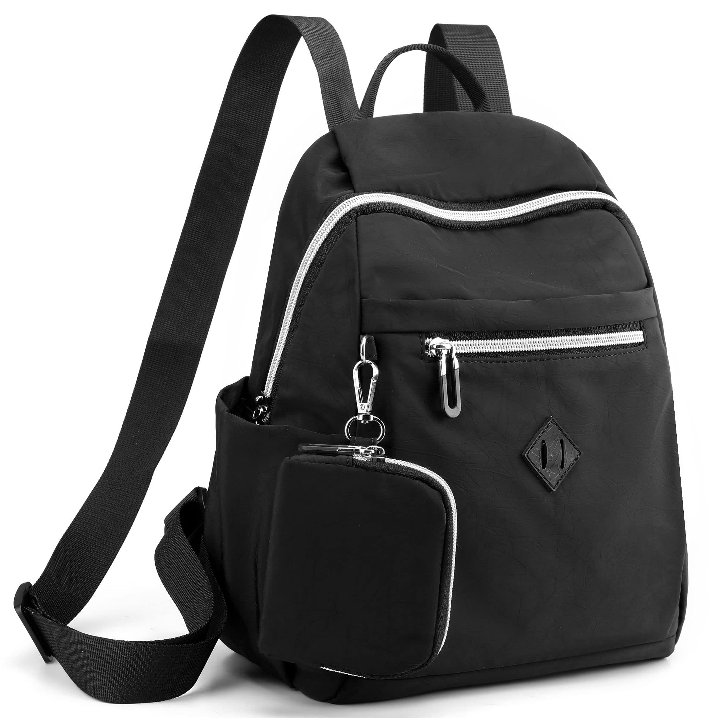 Ladies Fashion Backpack Medium size Black Ladies Girls Lightweight waterproof