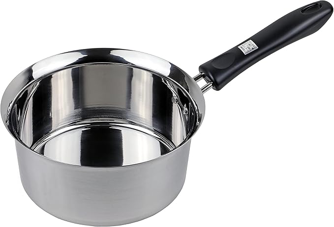 pearl metal 雪平锅 16厘米 ih适用 易注水 不锈钢锅 日本制造 hb