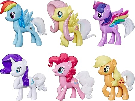 My Little Pony 小马宝莉玩具彩虹尾巴惊喜 6 件装3 英寸小马公仔 带变色功能 3 岁及以上儿童适用 玩具 亚马逊中国 My Little Pony 小马宝莉玩具彩虹尾巴惊喜 6 件装3 英寸小马公仔 带变色功能 3 岁及以上儿童适用 玩具 亚马逊中国