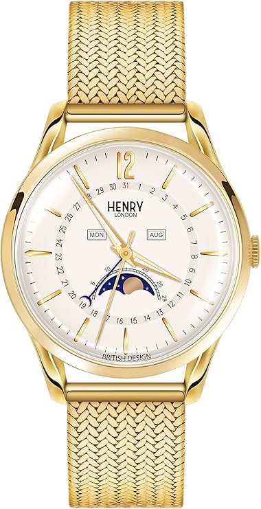 henry london 中性成人手表 hl39-lm-0160