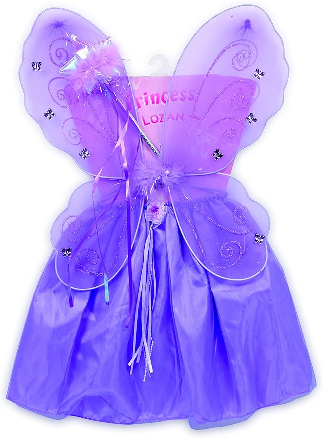 紫色蝴蝶装扮服装