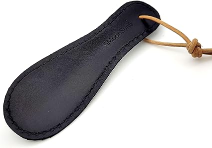 5moonsun5 手工鞋拔 采用真皮制成 居家或旅行使用 方便的系带悬挂 男鞋或女靴 手工缝制 尺寸 7 英寸 黑色 亚马逊中国 家居装修