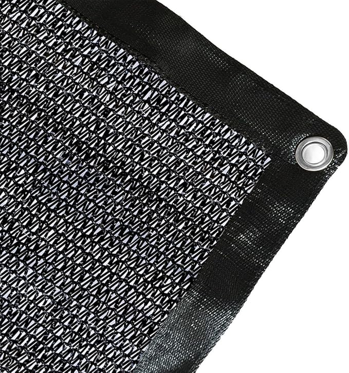 ecover 60% 遮光布黑色*面料带索环 防紫外线花园植物罩,30.48 x 40.