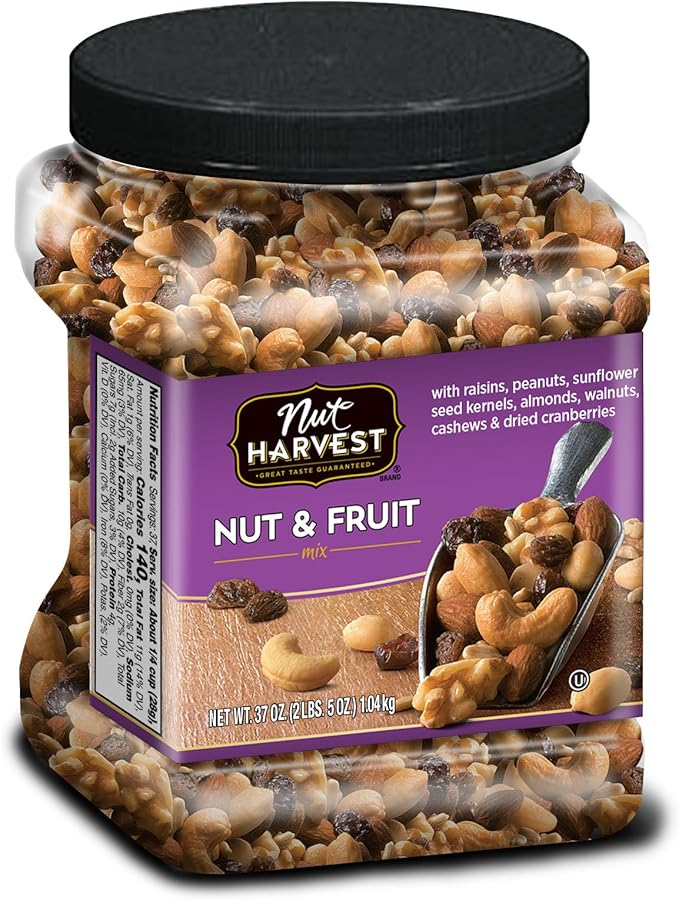 nut harvest 坚果和水果混合物,38 盎司/1.04千克罐装