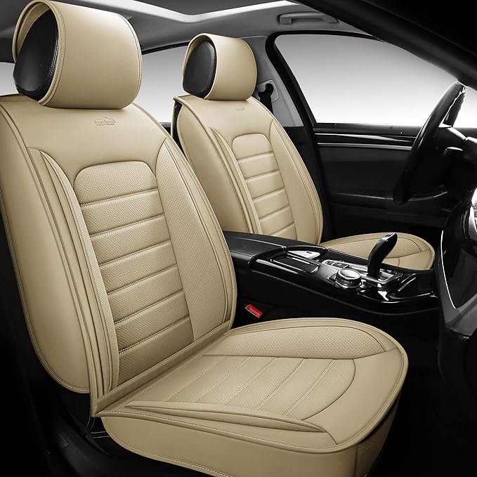 汽车皮革座椅套,防水汽车座椅套和汽车配件,5 个乘客人造革汽车座椅套