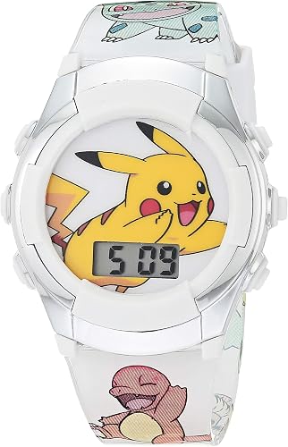 Pokemon 儿童石英手表 皮卡丘白色 石英手表 亚马逊中国 钟表