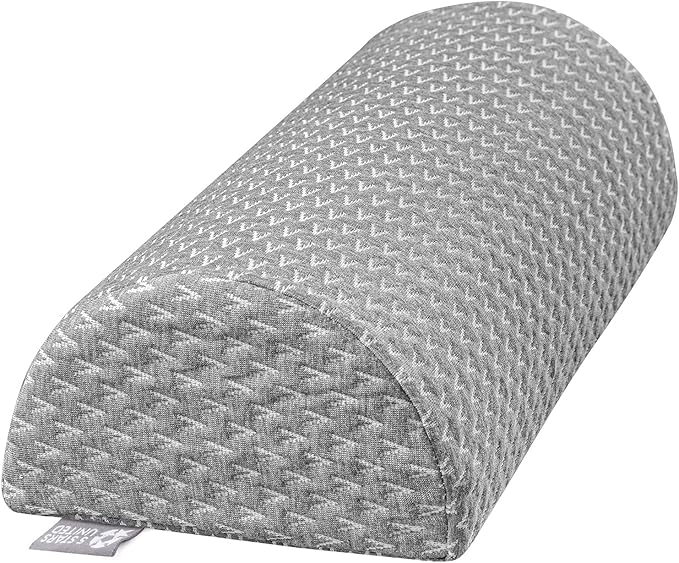 half moon bolster 半卷枕头 - 脚踝和膝盖支撑 - 腿部高衩 - 背部