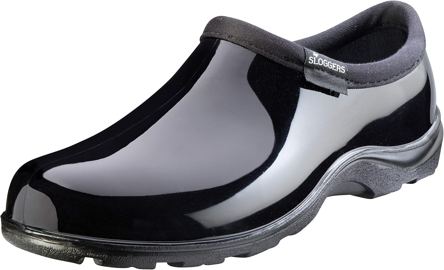 sloggers 女式防水防雨和花园靴子带舒适鞋垫 basic black solid size