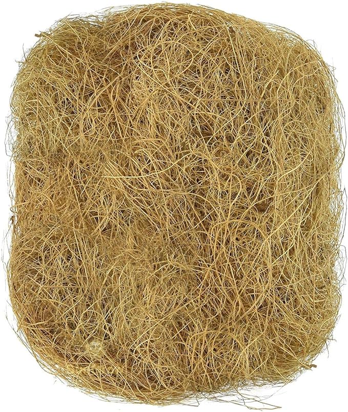 5 盎司椰子纤维,适用于小鸟和动物,巢内衬材料,非常适合筑巢和隐藏