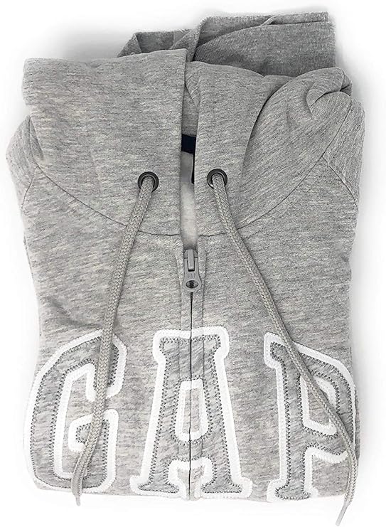 gap 女式全拉链抓绒标志连帽衫