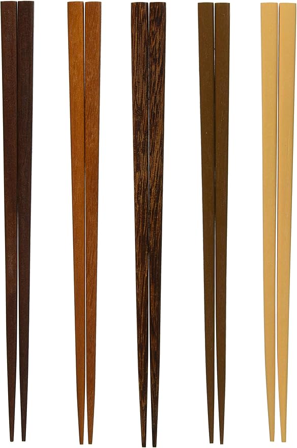 田中筷店 若狭漆筷子 天然材料 5个装