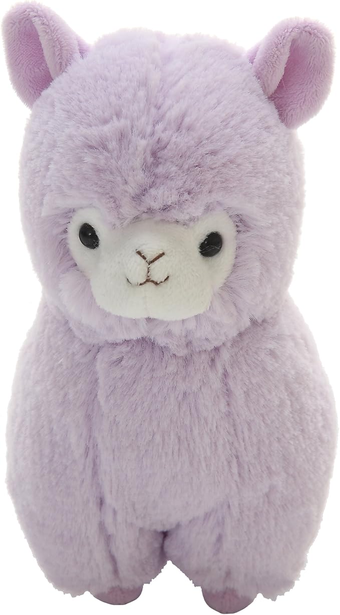 可爱大柔软玩具羊驼娃娃软填充动物垫玩具羊玩偶,7 英寸 /17 厘米